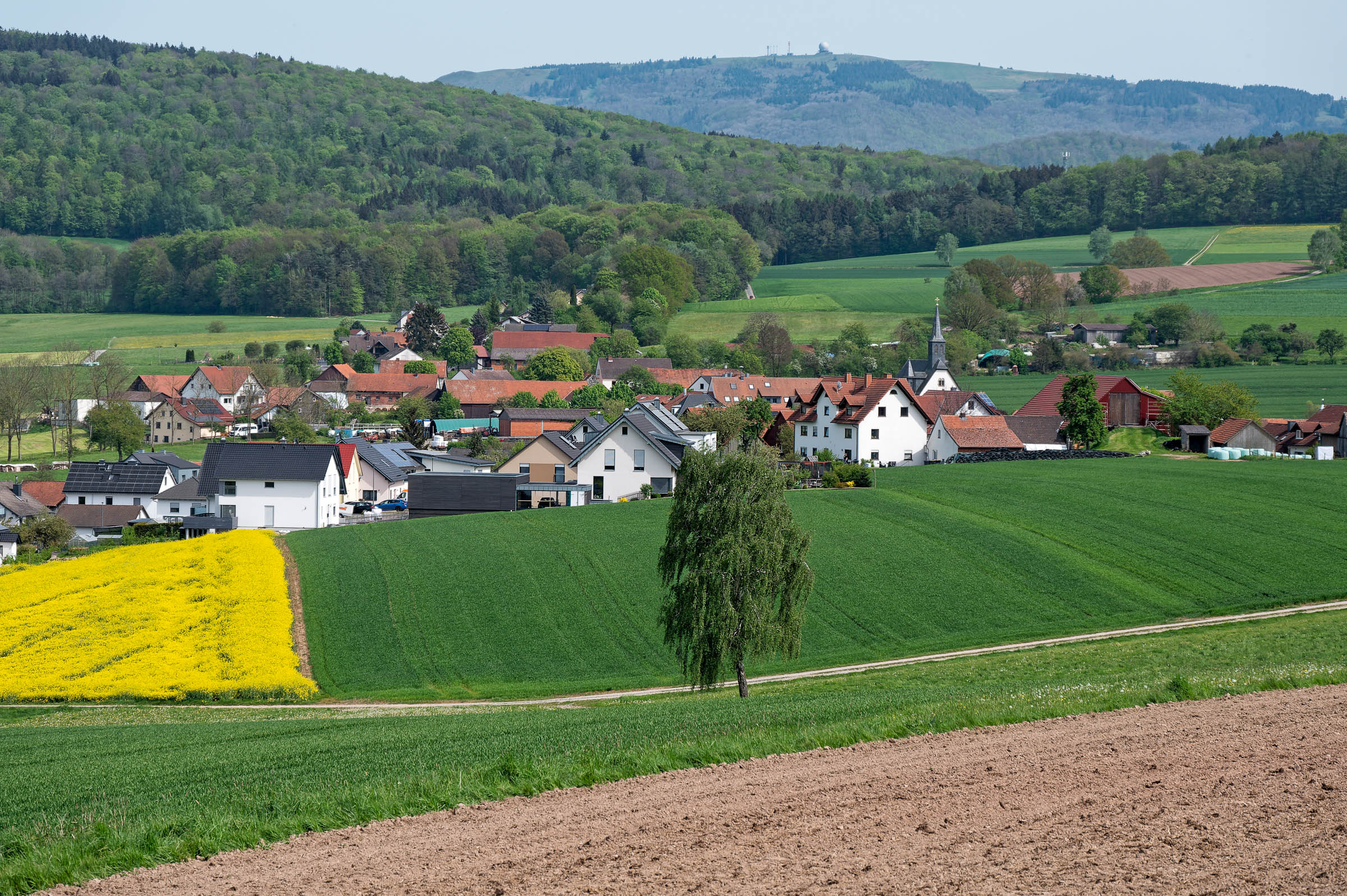 Blick auf Friesenhausen